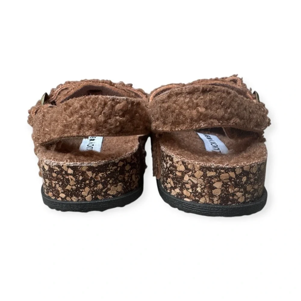 NWOT‎ Lucky Brand Kids Sherpa Clogs Toddler Size 8